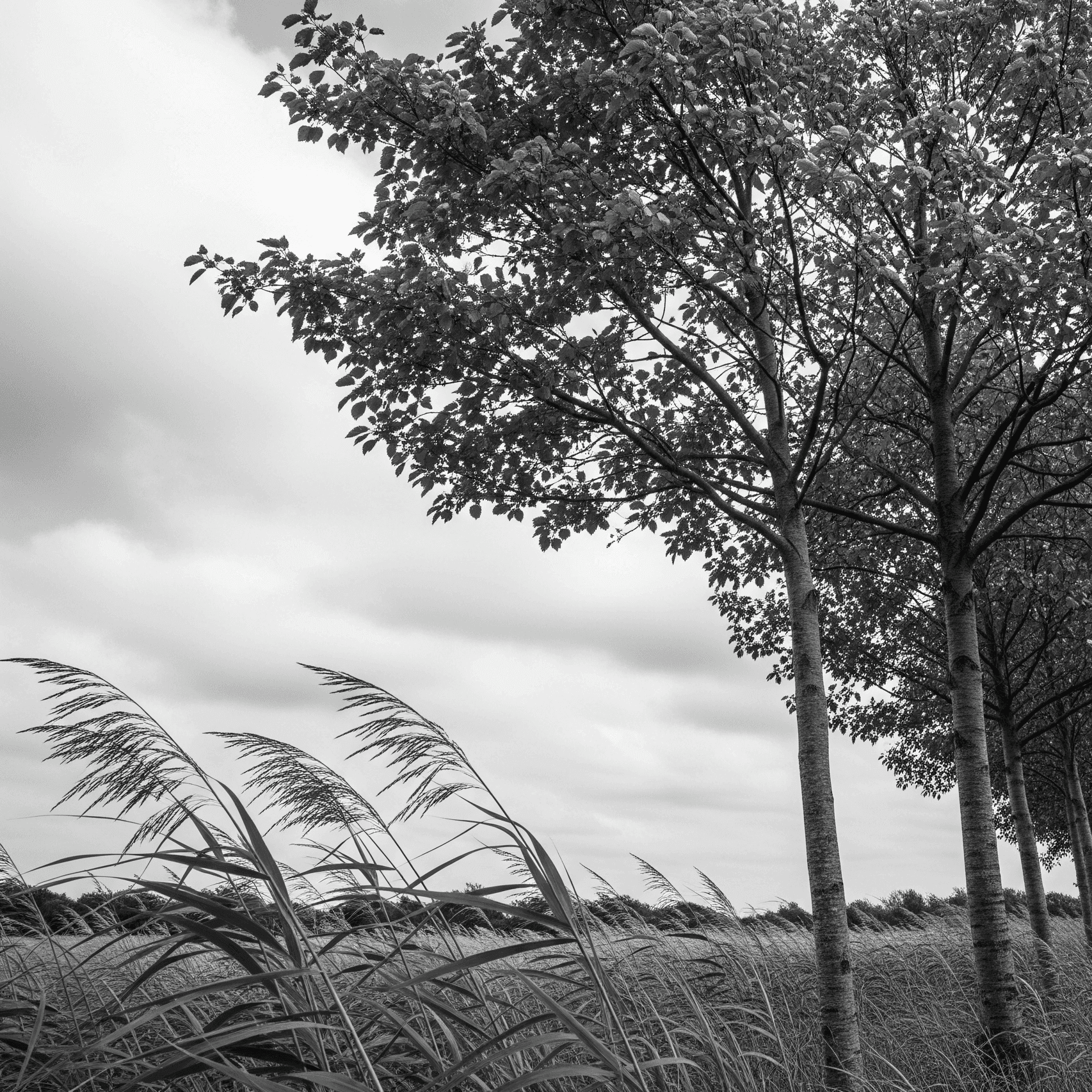 Il vento forte agita