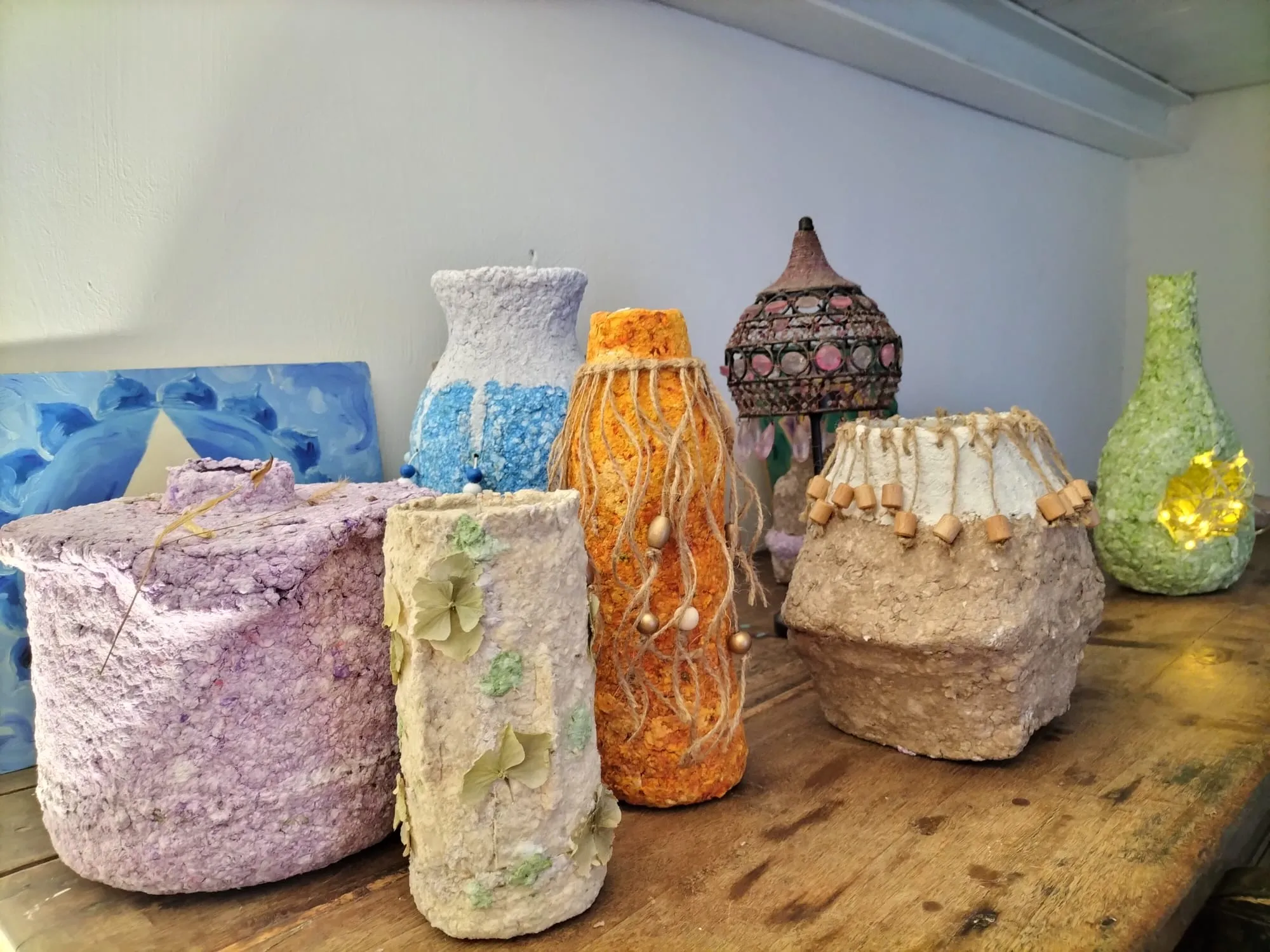 vasi fatti a mano insieme